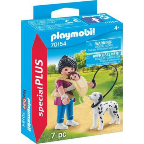 PLAYMOBIL MAMAN BEBE ET CHIEN 4008789701541