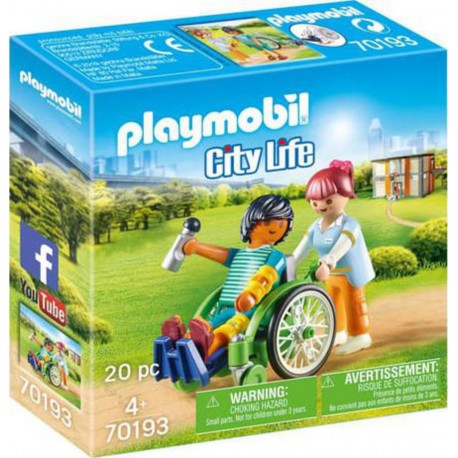 PLAYMOBIL FAUTEUIL ROULANT