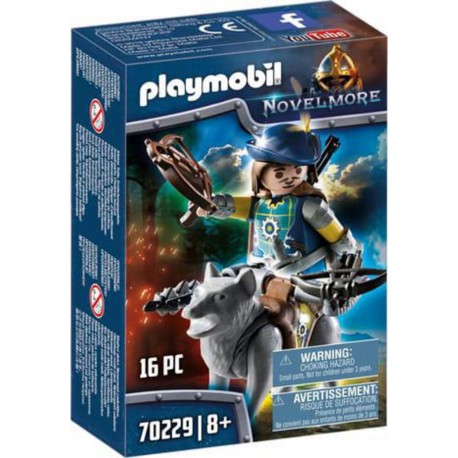 PLAYMOBIL ARBALETRIER ET LOUP