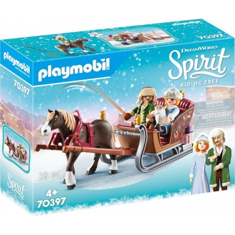 Playmobil 70397 - Spirit - Calèche d'hiver