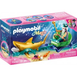 Playmobil 70097 - Magic - Roi des mers avec calèche royale