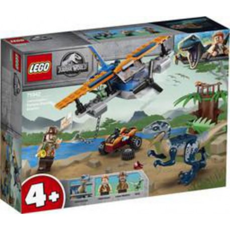 LEGO Jurassic World 75942 - Vélociraptor : la mission de sauvetage en avion