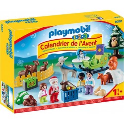 PLAYMOBIL 5497 1.2.3 - Calendrier de l’Avent Père Nöel