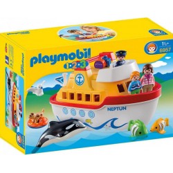 PLAYMOBIL 6957 1.2.3 - Navire Transportable