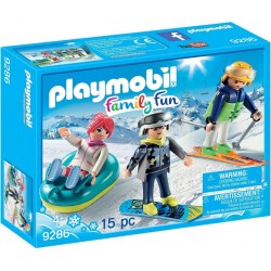 PLAYMOBIL 9286 Family Fun - Vacanciers Sports D'Hiver