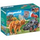 PLAYMOBIL 9434 The Explorers - Bandit Avec Tricératops