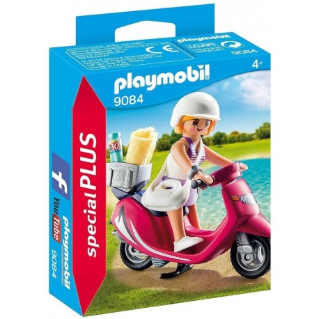 PLAYMOBIL 9084 Special Plus - Vacancière Avec Scooter