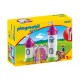 PLAYMOBIL 9389 1.2.3 - Château De Princesse Avec Tours Empilables