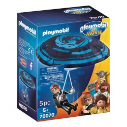 PLAYMOBIL 70070 The Movie - Rex Dasher avec Parachute