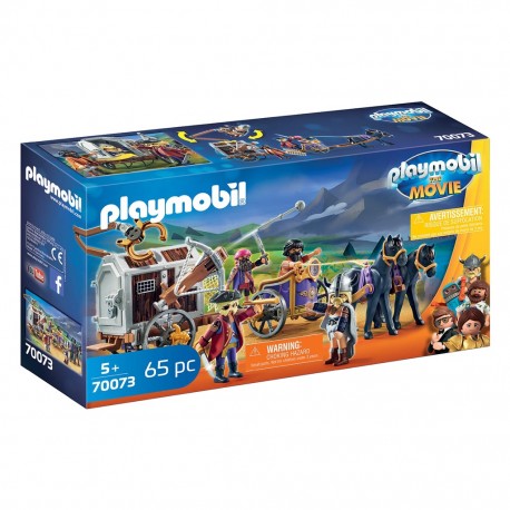 PLAYMOBIL 70073 The Movie - Charlie avec Convoi de Prison