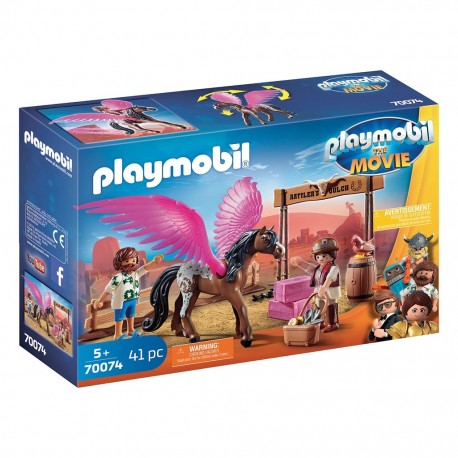 PLAYMOBIL 70074 The Movie - Marla et Del avec Cheval Ailé