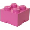 LEGO Storage Brick Boîte de Rangement rose x4
