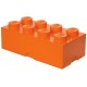 LEGO Storage Brick Boîte de Rangement orange x8