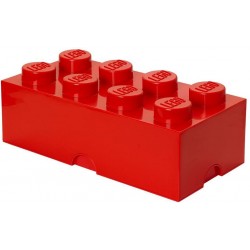 LEGO Storage Brick Boîte de Rangement rouge x8