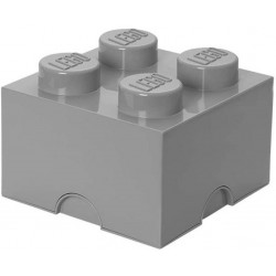 LEGO Storage Brick Boîte de Rangement gris x4