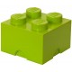 LEGO Storage Brick Boîte de Rangement vert clair x4