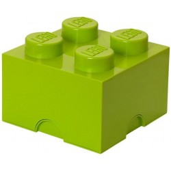 LEGO Storage Brick Boîte de Rangement vert clair x4