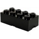 LEGO Storage Brick Boîte de Rangement noir x8