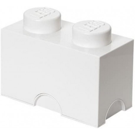LEGO Storage Brick Boîte de Rangement blanc x2