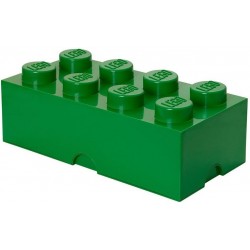 LEGO Storage Brick Boîte de Rangement vert foncé x8