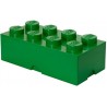 LEGO Storage Brick Boîte de Rangement vert foncé x8