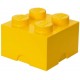 LEGO Storage Brick Boîte de Rangement jaune x4