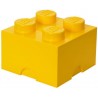 LEGO Storage Brick Boîte de Rangement jaune x4