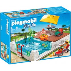 PLAYMOBIL 5575 City Life - Piscine avec Terrasse 5558