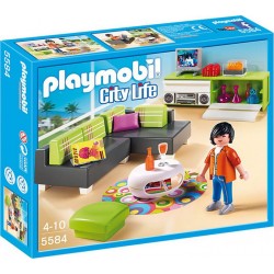 PLAYMOBIL 5584 City Life - Salon Moderne