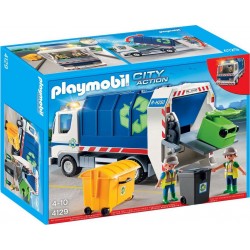 PLAYMOBIL 4129 City Action - Camion De Recyclage Avec Lumière