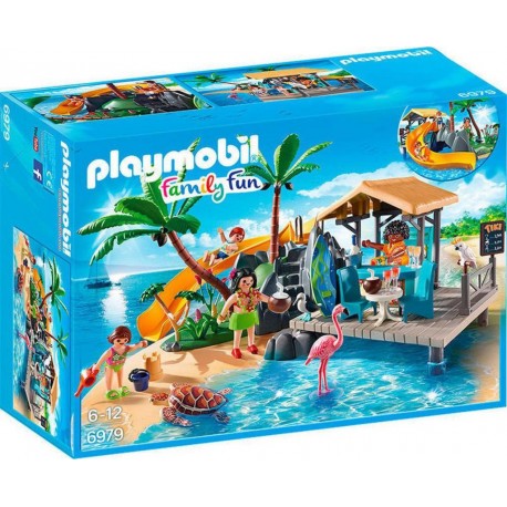 PLAYMOBIL 6979 Family Fun - Ile Avec Vacanciers