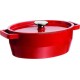 PYREX COCOTTE OVALE ROUGE 33CM 5,8L SlowCook (PYREX COCOTTE 6,8L)