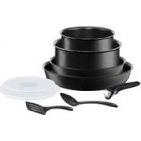 Tefal Batterie de cuisine induction 9 pièces INGENIO PERFORMANCE noir