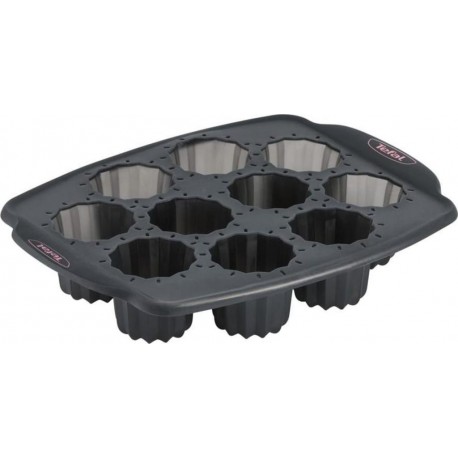 TEFAL Moule 10 cannelés CRISPY BAKE silicone