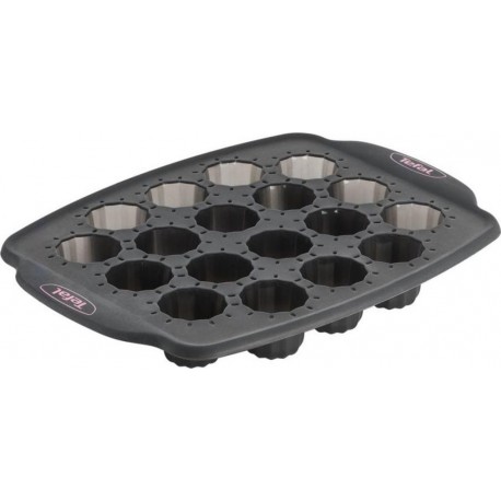 TEFAL Moule 18 mini cannelés CRISPYBAKE silicone