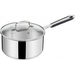 TEFAL Casserole PRO INOX avec couvercle 18cm H8612314