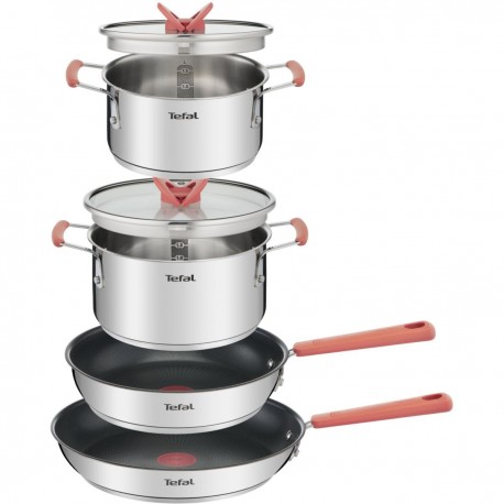 Tefal Batterie de cuisine Optispace 6 pieces G720S604