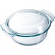 Pyrex Cocotte ronde en verre Cuisto - 1,4 L - Transparent