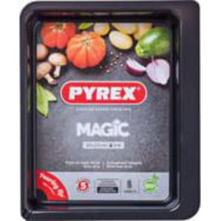 Pyrex Plaque de cuisson rect métal 30x23cm Magic