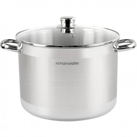 Arthur Martin Traiteur induction inox + Couvercle 32cm - 17,5L