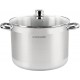 Arthur Martin Marmite inox induction + Couvercle 36cm - 18L