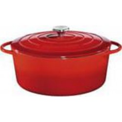 Kuchenprofi cocotte ovale en fonte émaillée 33cm rouge - 0402001433