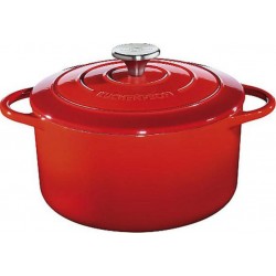 Kuchenprofi cocotte ronde en fonte émaillée 22cm rouge - 0401001422