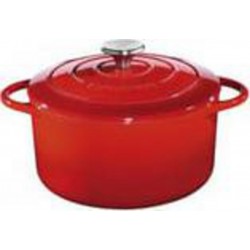 Kuchenprofi cocotte ronde en fonte émaillée 24cm rouge - 0401001424