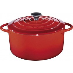 Kuchenprofi cocotte ronde en fonte émaillée 28cm rouge - 0401001428