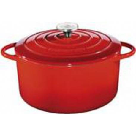 Kuchenprofi cocotte ronde en fonte émaillée 26cm rouge - 0401001426