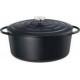 Kuchenprofi cocotte ovale en fonte émaillée 35cm noir - 0402001035