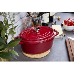 Staub Mijoteur - Cocotte Cocotte 37cm Bordeaux 8 L