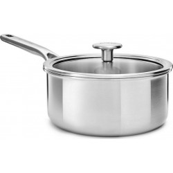 Kitchenaid Casserole - Sauteuse Casserole Multi plis inox avec couvercle 20cm