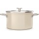 Kitchenaid Cocotte - Marmite Faitout 24cm email creme